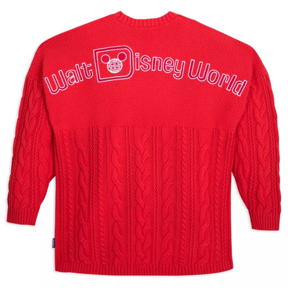 WDW Disney World NWT XL Holiday Christmas Sweater Red Knit Adult NEW